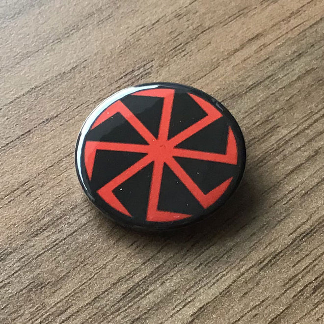 Kolovrat (Red on Black) (Badge)