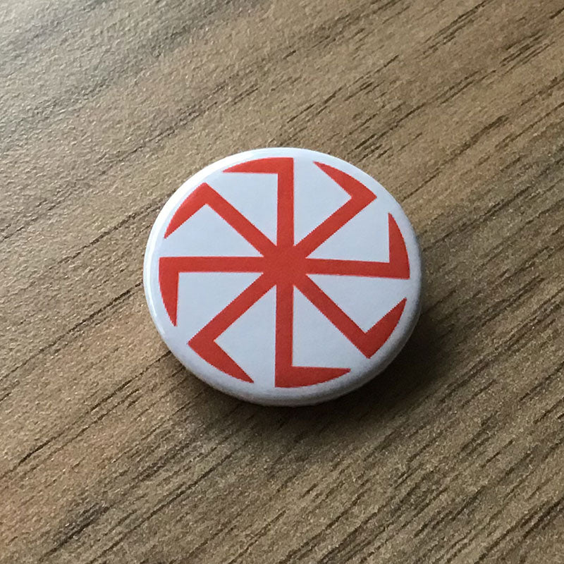 Kolovrat (Red on White) (Badge)