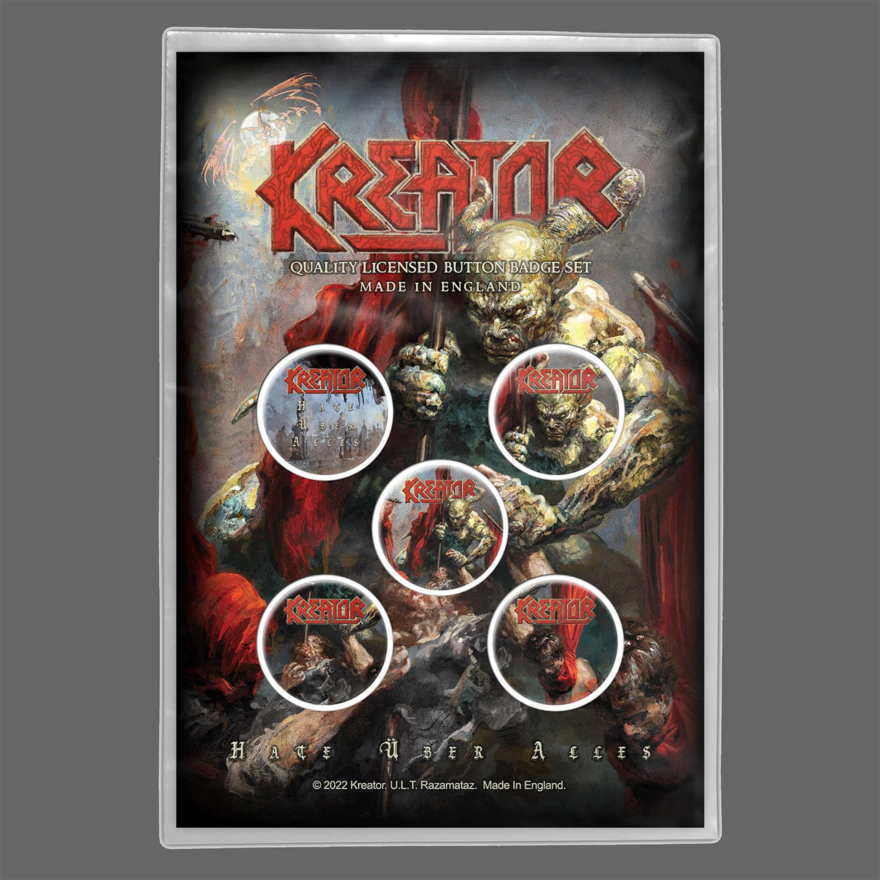 Kreator - Hate Uber Alles (Badge Pack)