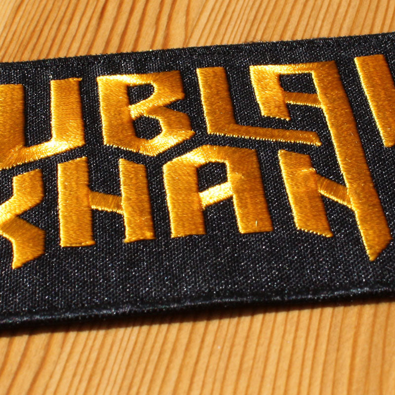 Kublai Khan - Gold Logo (Embroidered Patch)