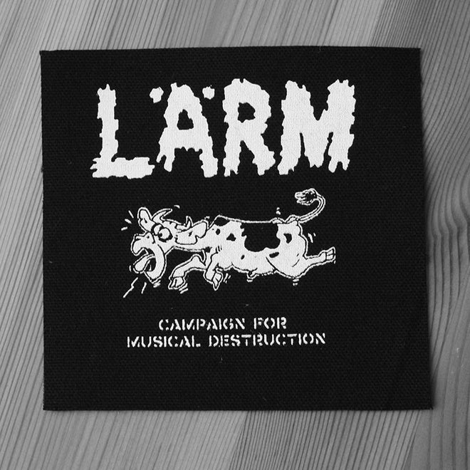 Larm - Campaign for Musical Destruction (Printed Patch)