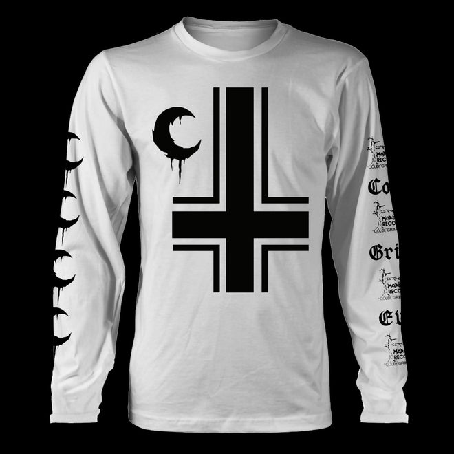 Leviathan - Howl Mockery at the Cross (White) (Long Sleeve T-Shirt)