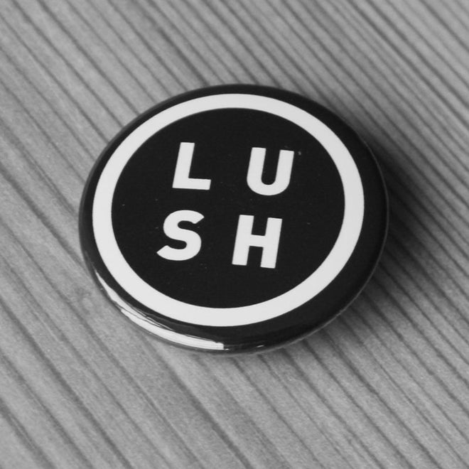 Lush - White Logo (Badge)