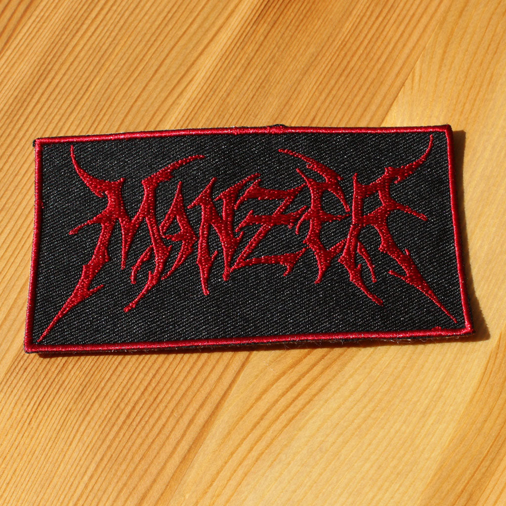 Manzer - Red Logo (Woven Patch)
