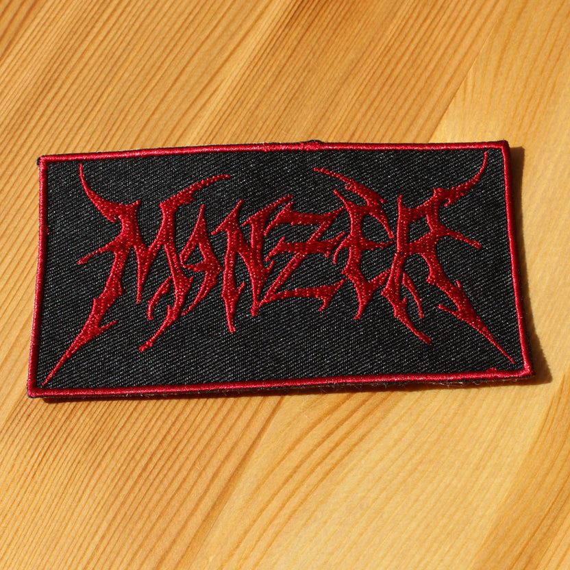 Manzer - Red Logo (Woven Patch) | Todestrieb