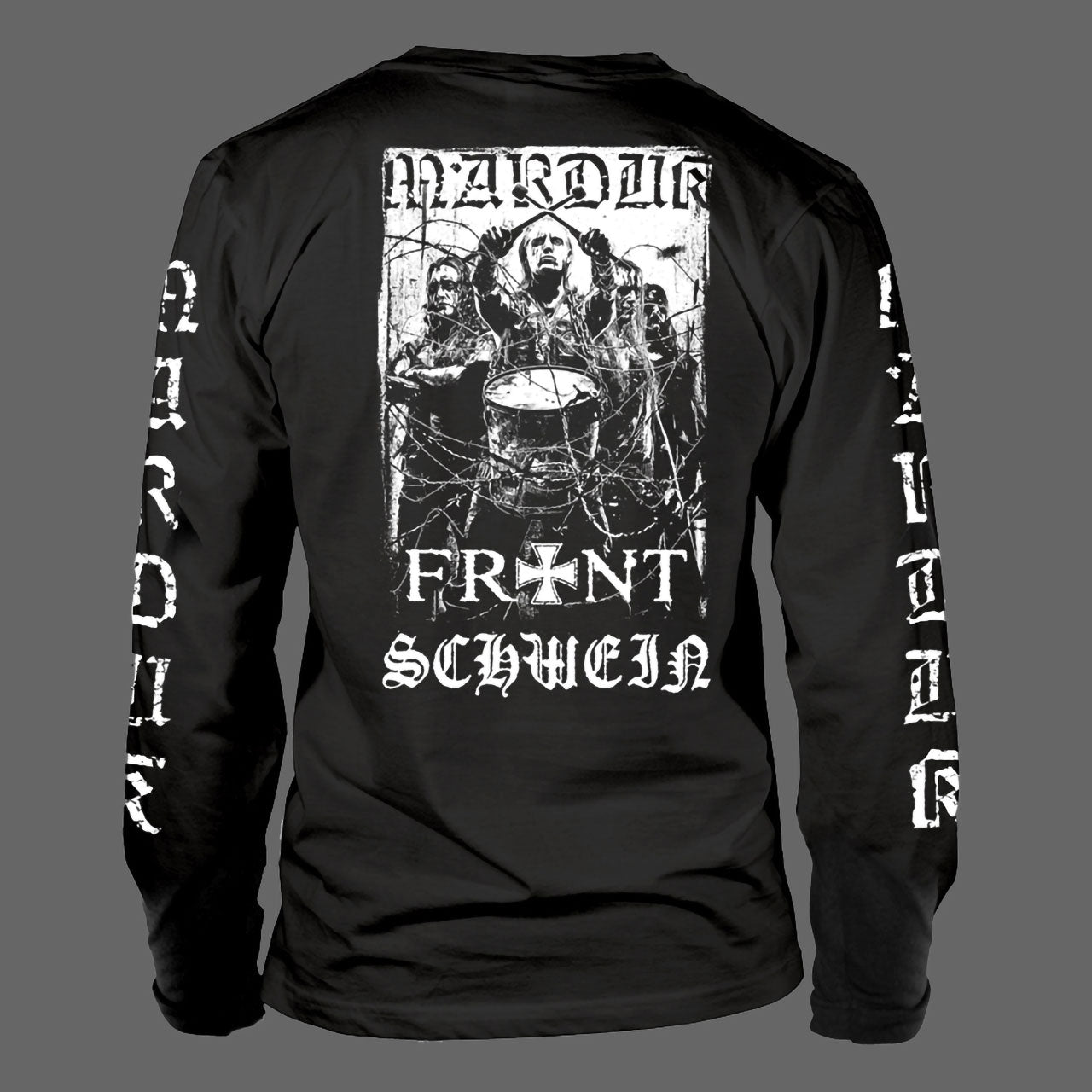 Marduk - Frontschwein (Shield) (Long Sleeve T-Shirt)