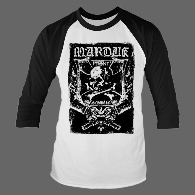 Marduk - Frontschwein (White) (3/4 Sleeve T-Shirt)