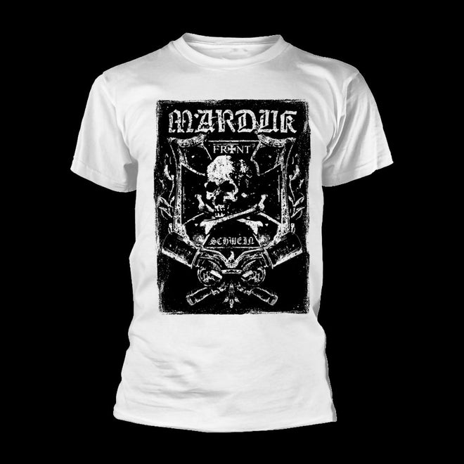 Marduk - Frontschwein (White) (T-Shirt)