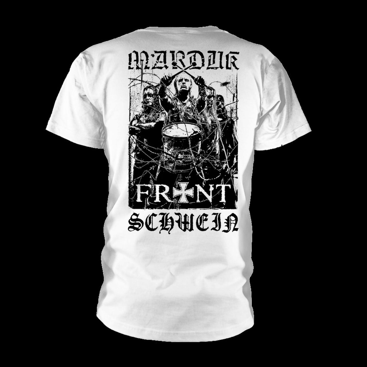 Marduk - Frontschwein (White) (T-Shirt)