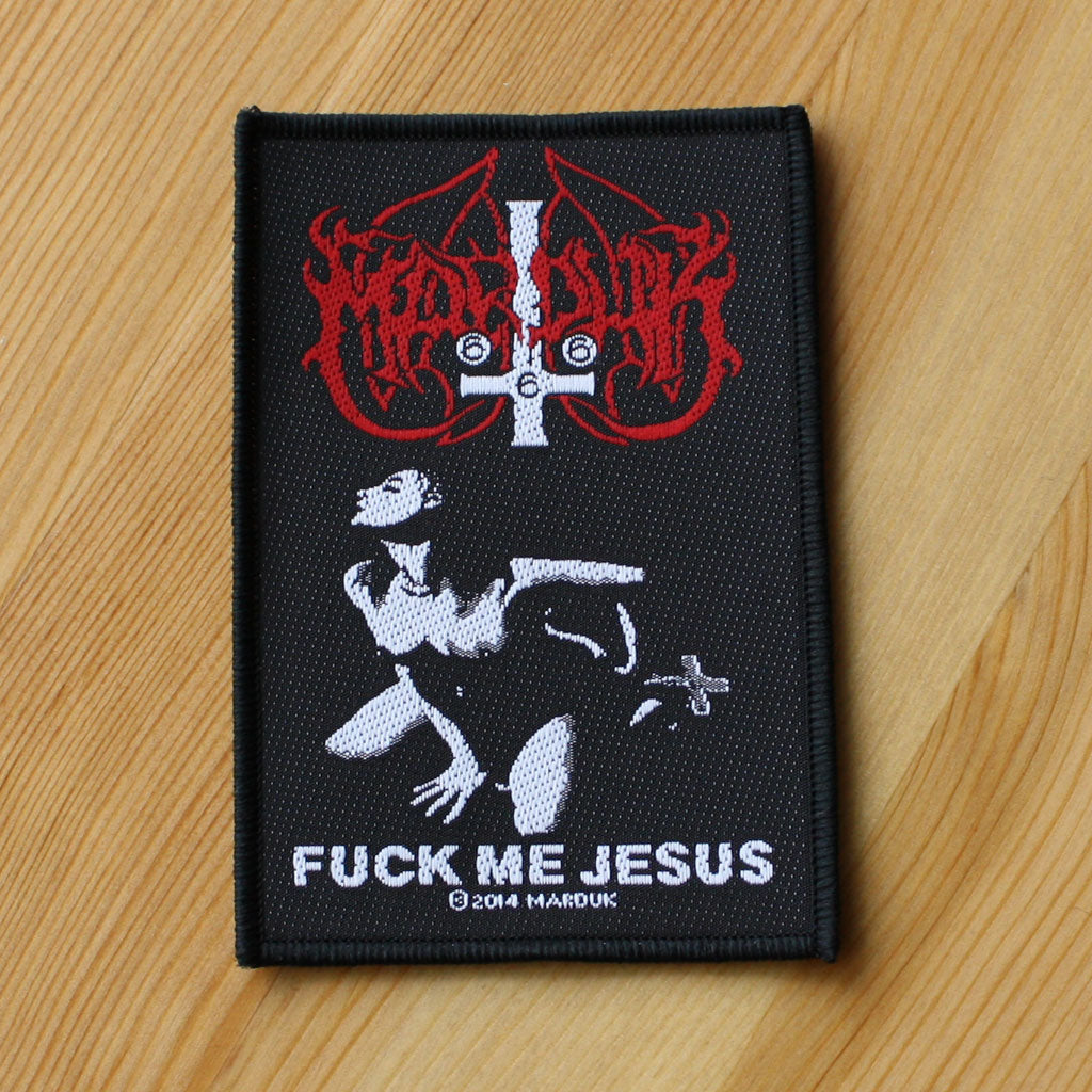 Marduk - Fuck Me Jesus (Woven Patch)