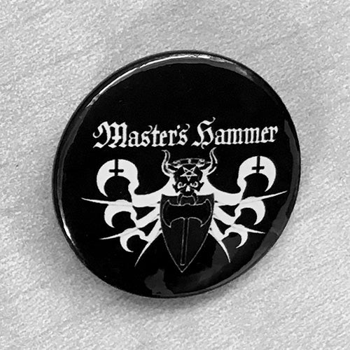 Master's Hammer - White Logo (Badge)