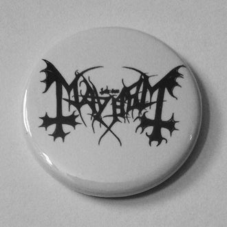 Mayhem - Black Logo (Badge)