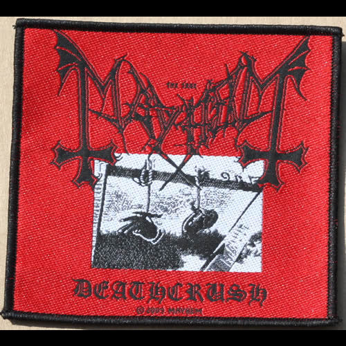 Mayhem - Deathcrush (Woven Patch)