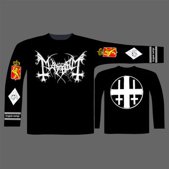 Mayhem - Logo / Legion Norge (Long Sleeve T-Shirt)