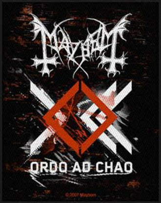 Mayhem - Ordo ad Chao (Woven Patch)