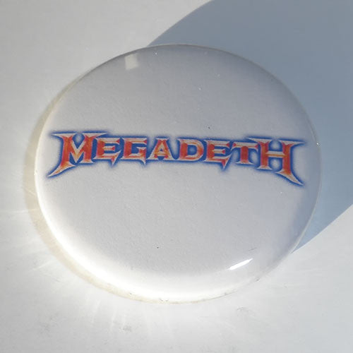 Megadeth - Red & Blue Logo (Badge)