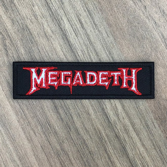 Megadeth - White & Red (Embroidered Patch)