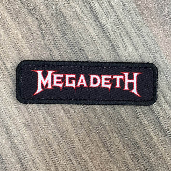 Megadeth - White & Red (Woven Patch)