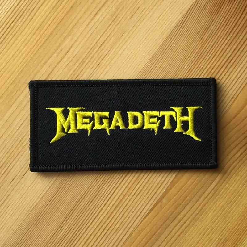 Megadeth - Yellow Logo (Embroidered Patch)