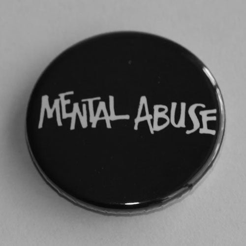 Mental Abuse - White Logo (Badge)
