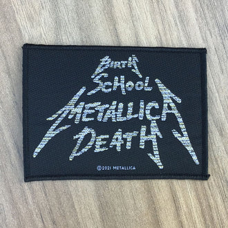 Metallica - Birth, School, Metallica, Death (Woven Patch)