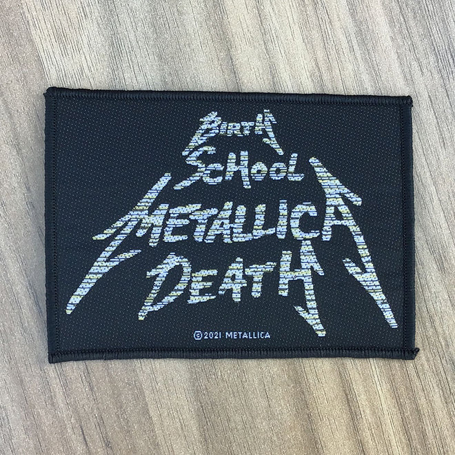 Metallica - Birth, School, Metallica, Death (Woven Patch)