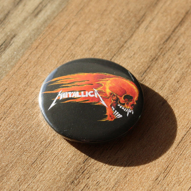 Metallica - Flaming Skull (Badge)