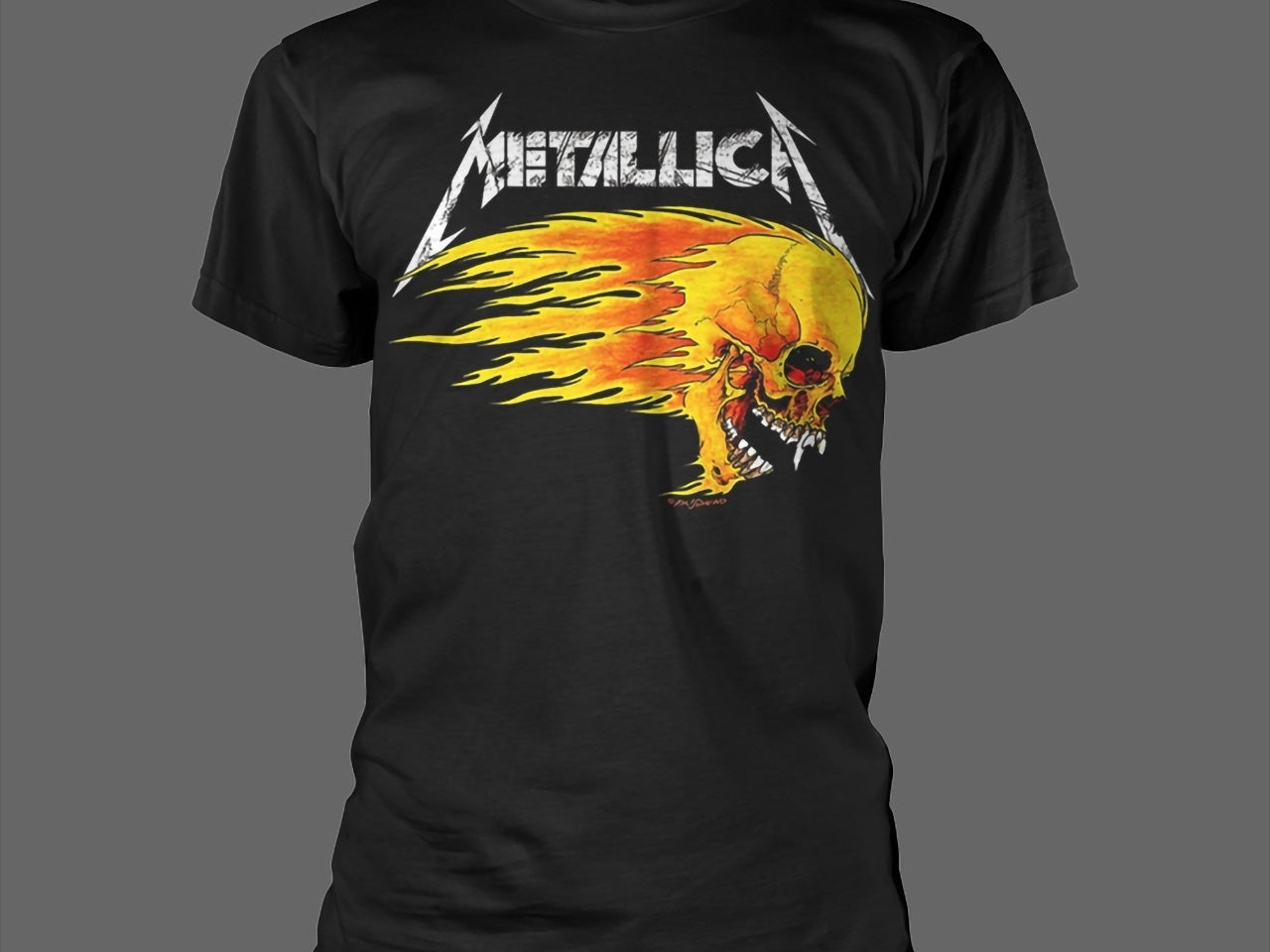 Metallica Flaming Skull (Summer Tour 1994) (T-Shirt) Todestrieb