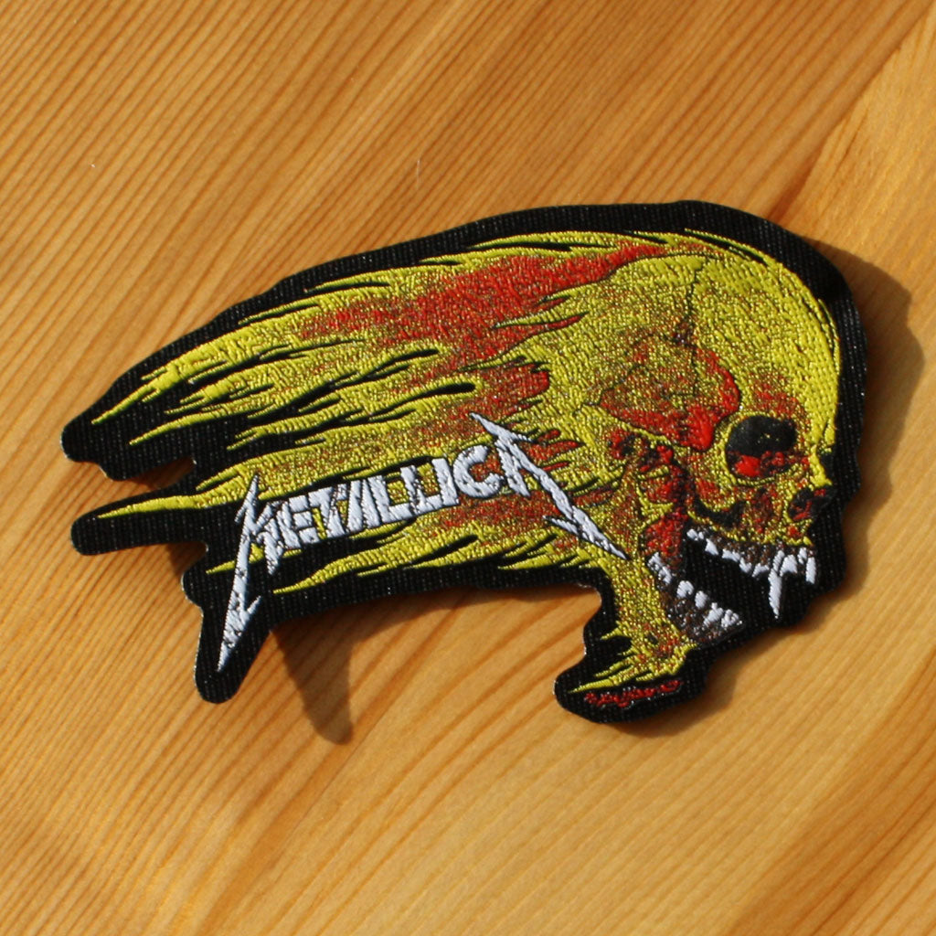 Metallica - Flaming Skull (Woven Patch)