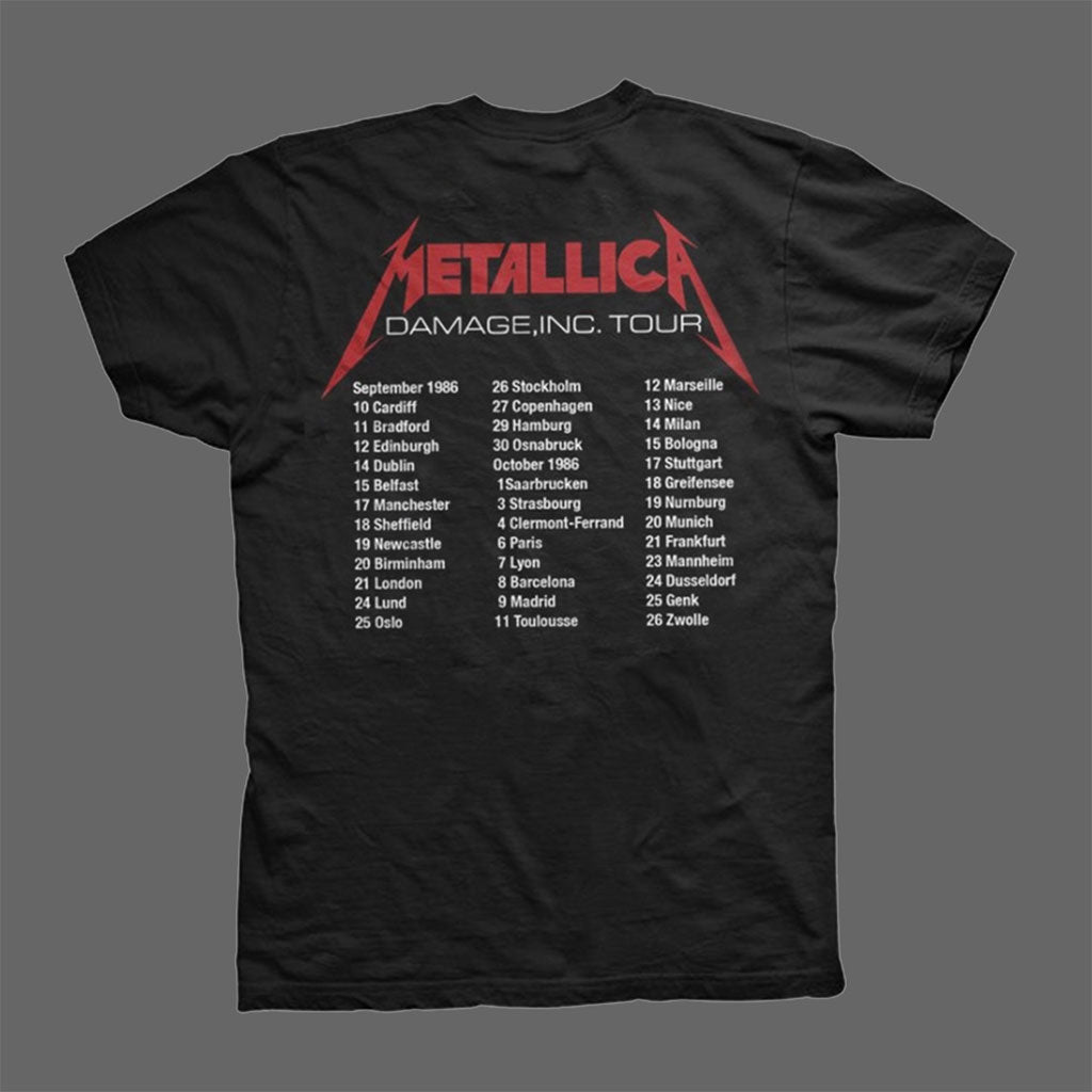 Metallica - Master of Puppets / Damage Inc European Tour 1986 (T-Shirt)