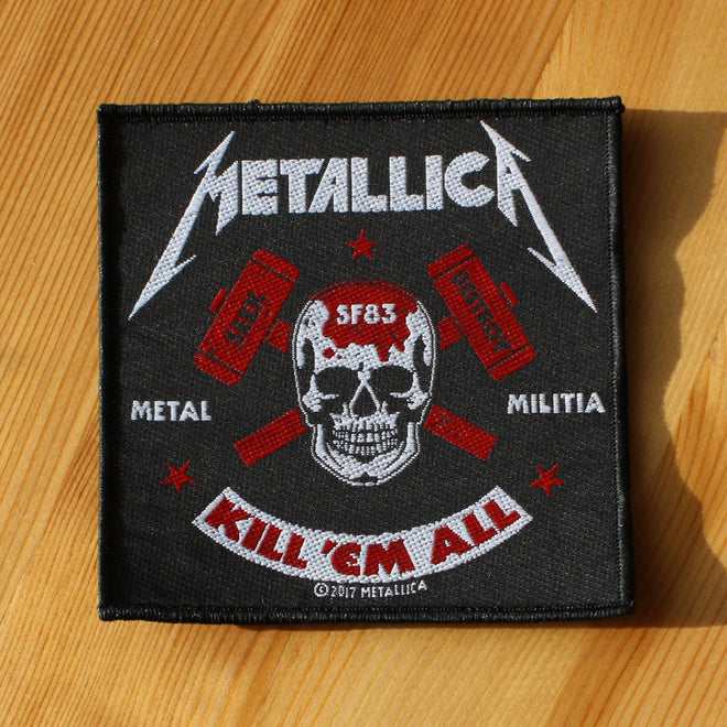 Metallica - Metal Militia / SF83 / Kill 'em All (Woven Patch)
