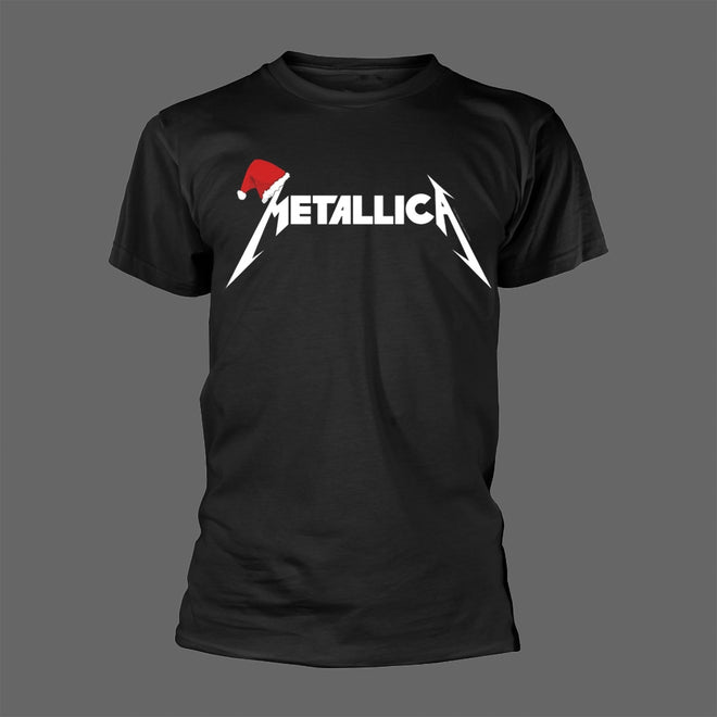 Metallica - Santa Hat Logo (T-Shirt)