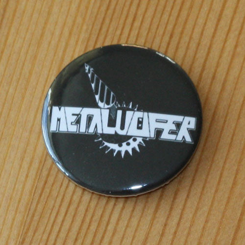 Metalucifer - White Logo (Badge)