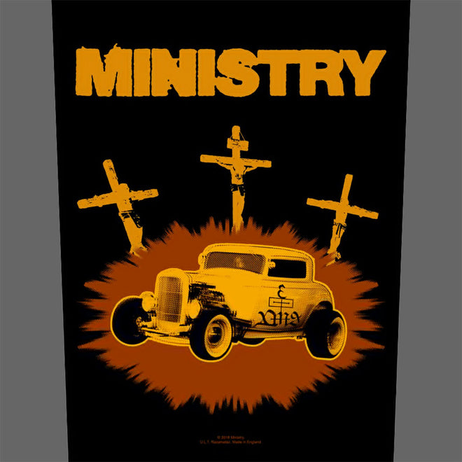 Ministry - Jesus Built My Hotrod (Backpatch)