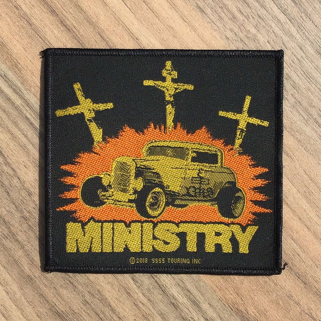 Ministry - Jesus Built My Hotrod (Woven Patch)