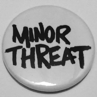 Minor Threat - Black Logo (Badge)