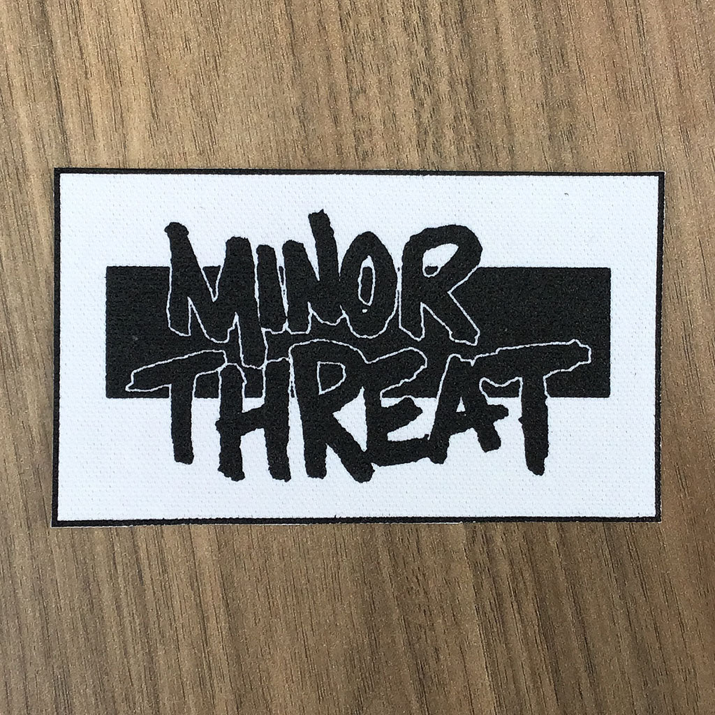 Minor Threat - Black Logo (Printed Patch)