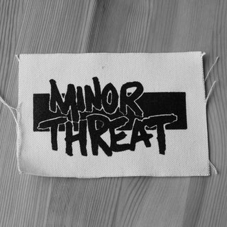 Minor Threat - Black Logo (Printed Patch)