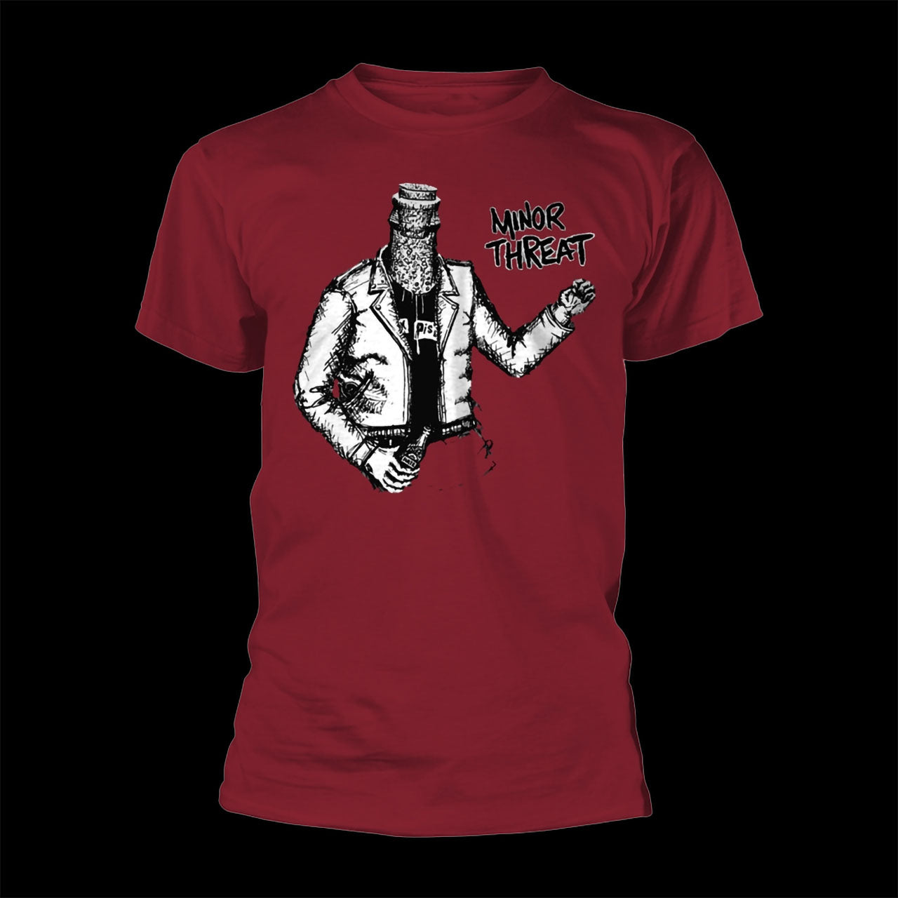 Minor Threat - Bottlehead (Red) (T-Shirt)