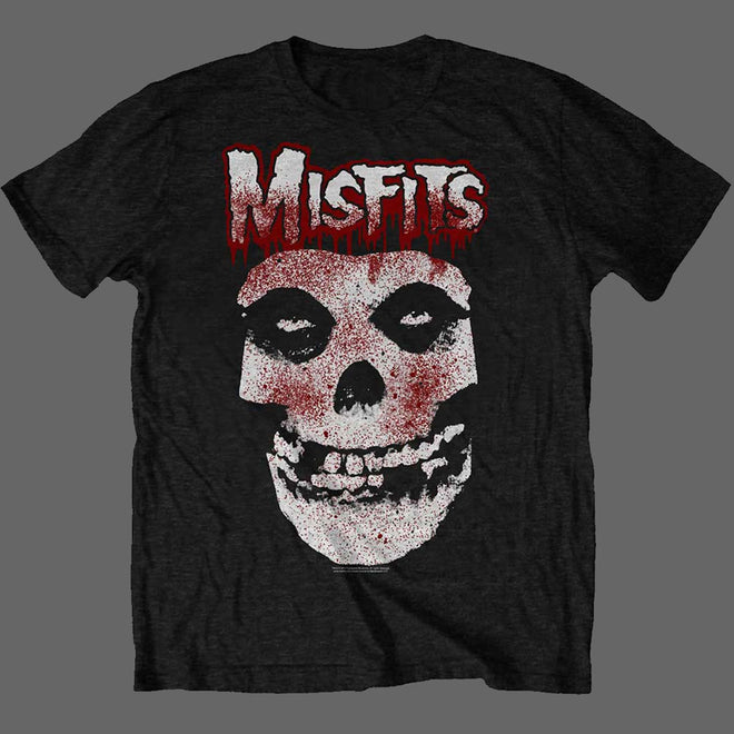 Misfits - Blood Drip Logo & Fiend (T-Shirt)
