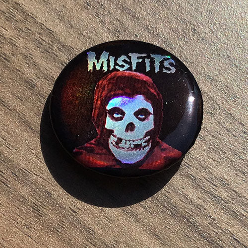 Misfits - Logo & Fiend (Holographic) (Badge)