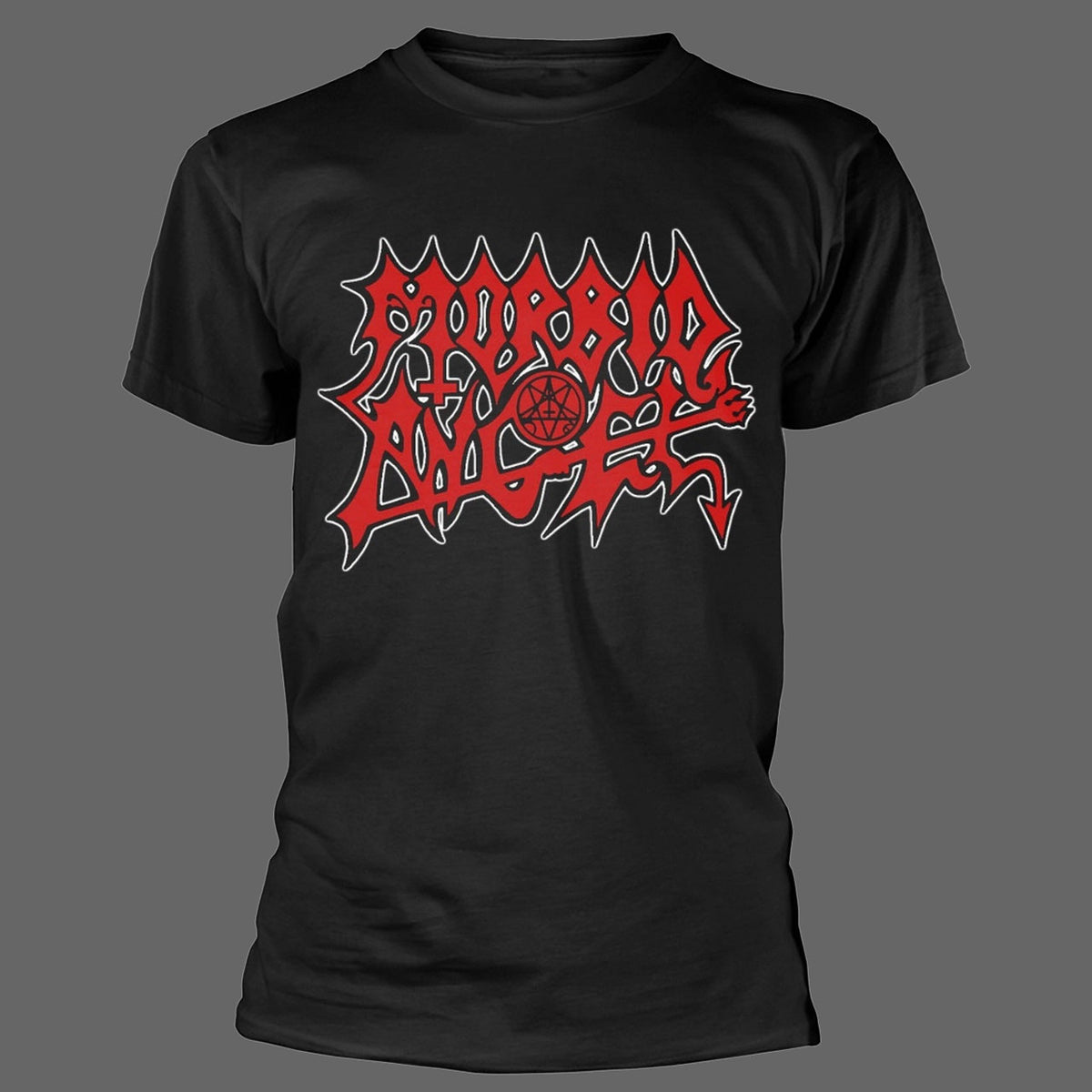 Morbid Angel - Red Logo / Thy Kingdom Come (T-Shirt)