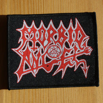 Morbid Angel - Red & White Logo (Woven Patch)
