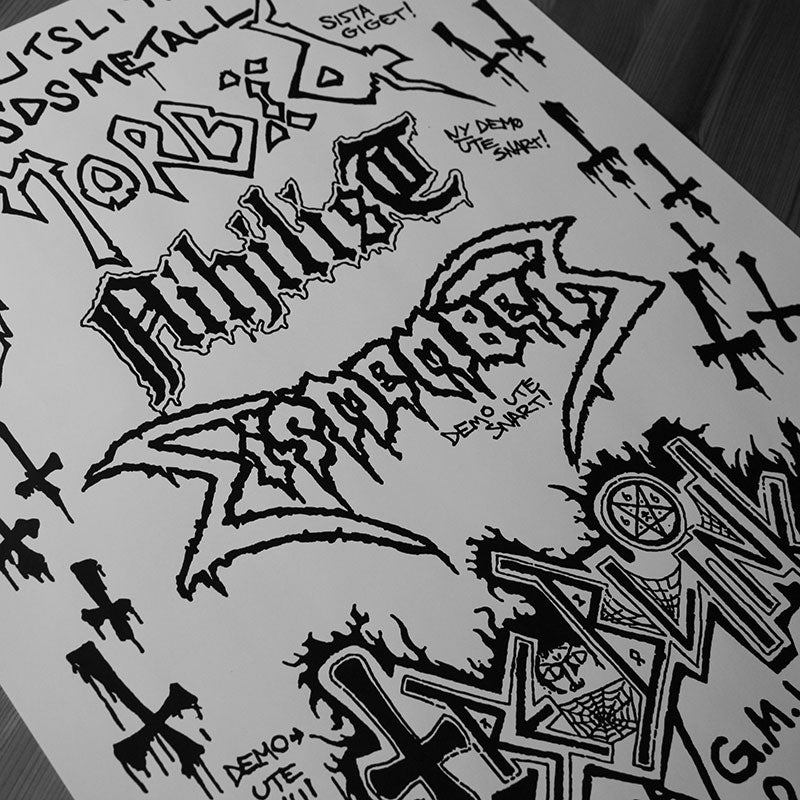 Morbid / Nihilist / Dismember / Treblinka - 20 November 1988 (Poster)