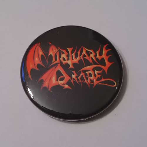 Mortuary Drape - Orange Logo (Badge)