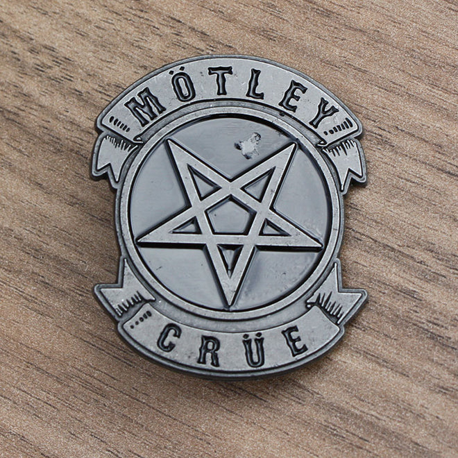 Motley Crue - Logo & Pentagram (Metal Pin)