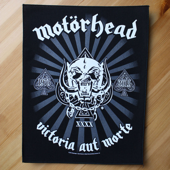 Motorhead - 1975-2015 Victoria aut morte (Backpatch)