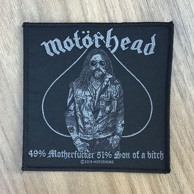 Motorhead - 49% Motherfucker 51% Son of a Bitch (Woven Patch)