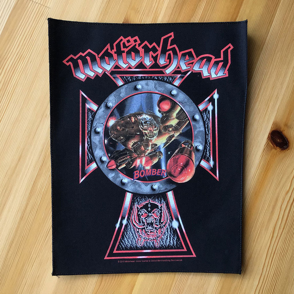 Motorhead - Bomber (Cross) (Backpatch)