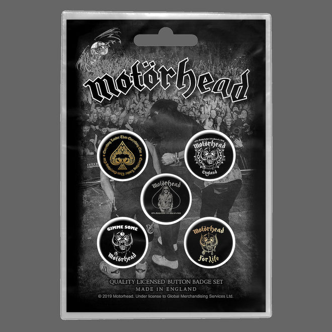 Motorhead - Clean Your Clock (Badge Pack)